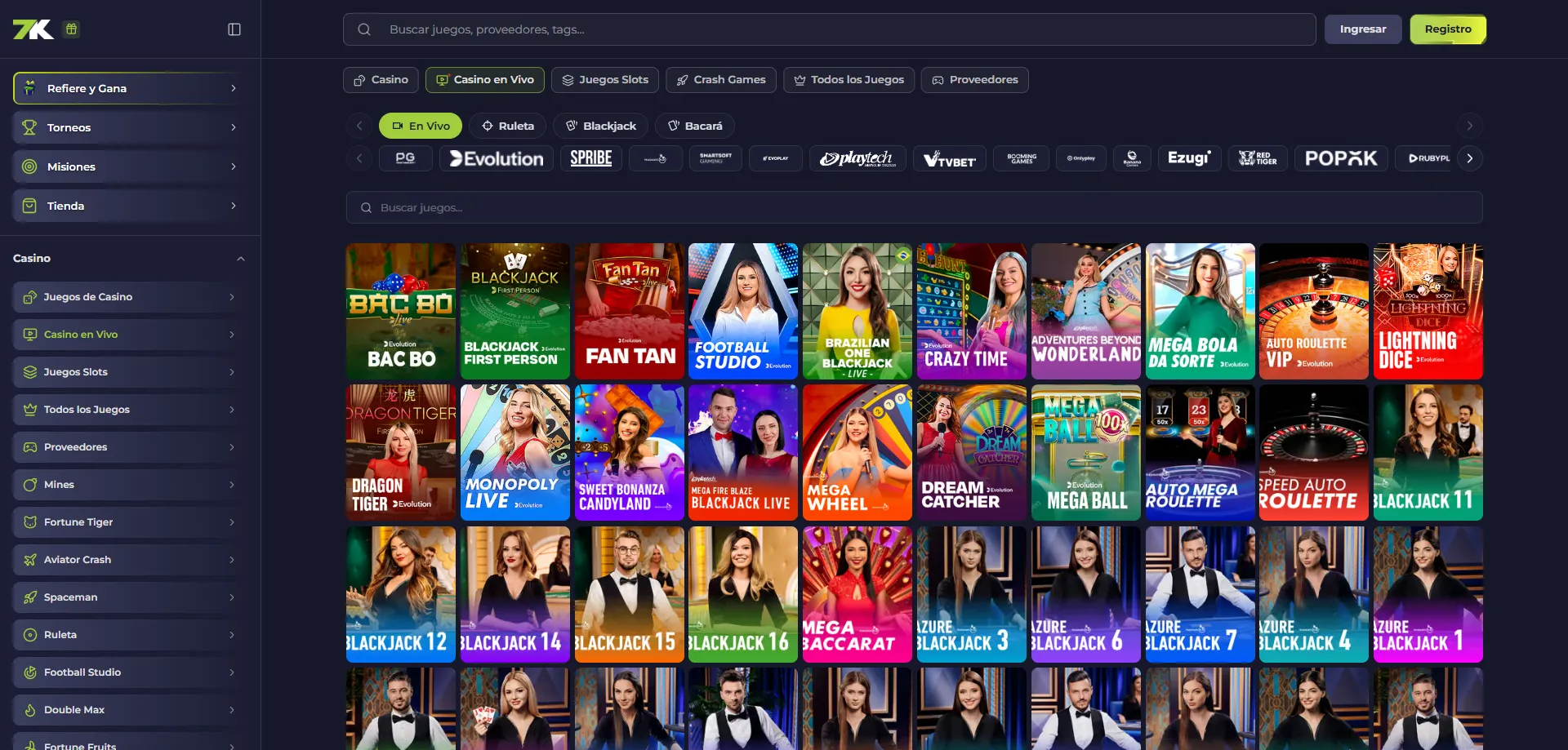 Aplicación móvil de Bet7k Casino para smartphones y tablets
